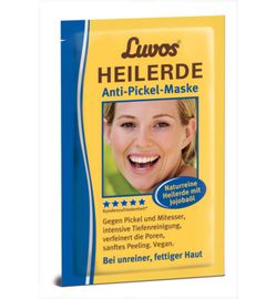 Luvos Luvos Heilaarde gezichtsmasker onzuivere vette huid (15ml)