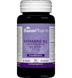 Sanopharm Sanopharm Vitamine B5 pantotheenzuur 100 mg (60tb)