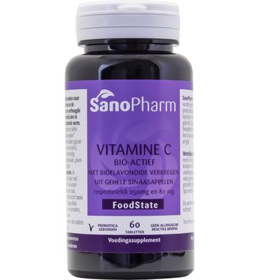 Sanopharm Vitamine C 250 mg & bioflavonoiden 80 mg (60tb) 60tb