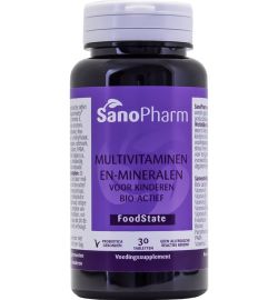 Sanopharm Sanopharm Kindermultivitaminen en mineralen foodstate (30tb)