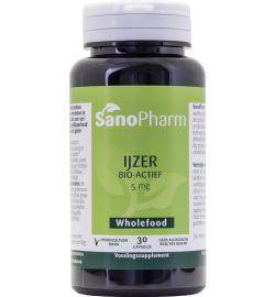 Sanopharm Sanopharm IJzer 5 mg wholefood (30ca)