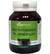 Sanopharm Sanopharm Multivitaminen/mineralen wholefood (30ca)