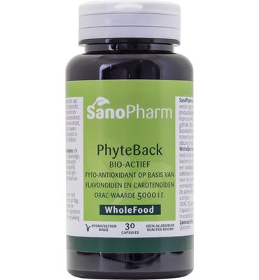 Sanopharm Phyte-back antioxidanten wholefood (30ca) 30ca