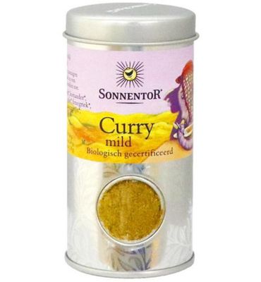 Sonnentor Curry mild metalen bus bio (45g) 45g