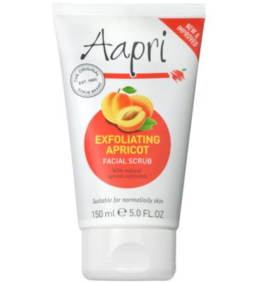 Aapri Gezichtscrub normale/vette huid exfoliating (150ml) 150ml