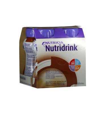 Nutridrink Chocolade 200ml (4st) 4st