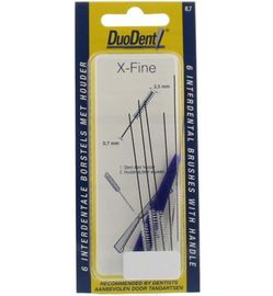 Duodent Duodent Interdentaal borstel extra fine 0.7 (6st)