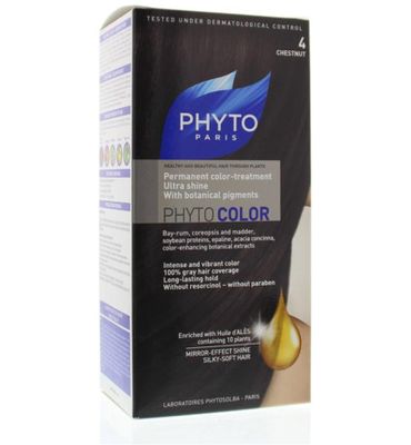 Phyto Paris Phytocolor kastanjebruin 4 (1ST) 1ST