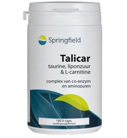 Springfield Springfield Talicar I carnitine/taurine/liponzuur (180vc)