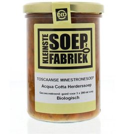 Kleinstesoepfabriek Kleinstesoepfabriek Acqua cotta Toscaanse minestronesoep bio (400ml)