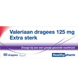 Healthypharm Healthypharm Valeriaan extra sterk 125mg (50drg)