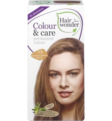 Hairwonder Colour & Care 7.3 medium gold blond (100ml) 100ml