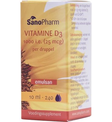Sanopharm Vitamine D3 1000IE Emulsan (10ml) 10ml