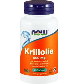 Now Now Krillolie 500 mg (60sft)