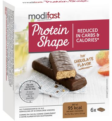 Modifast Protein shape reep chocolade (162g) 162g