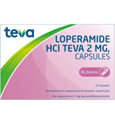 Teva Loperamide HCL 2 mg (10ca) 10ca