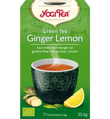 Yogi Tea Green tea ginger lemon bio (17st) 17st