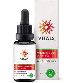 Vitals Vitals Vitamine D3 druppels (20ml)