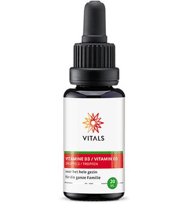 Vitals Vitamine D3 druppels (20ml) 20ml
