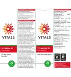 Vitals Vitamine D3 druppels (20ml) 20ml thumb
