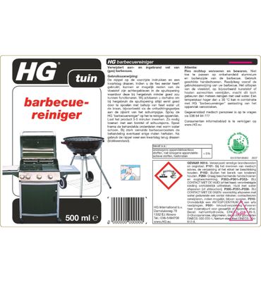 HG Barbecue reiniger (500ml) 500ml