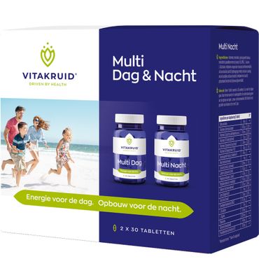 Vitakruid Multi dag & nacht 2 x 30 tabletten (2x30st) 2x30st