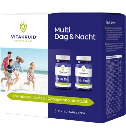 Vitakruid Vitakruid Multi dag & nacht 2 x 30 tabletten (2x30st)