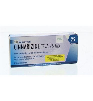 Teva Cinnarizine 25 mg (10tb) 10tb