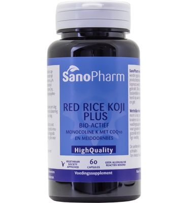 Sanopharm Red rice koji plus high quality (60ca) 60ca
