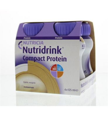 Nutridrink Compact protein mokka 125ml (4st) 4st