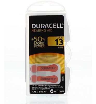Duracell Hearing aid nummer 13 (6st) 6st