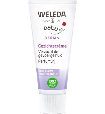 Weleda Baby witte malva sensitive gezichtscreme (50ml) 50ml