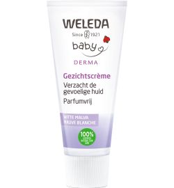 Weleda Weleda Baby witte malva sensitive gezichtscreme (50ml)