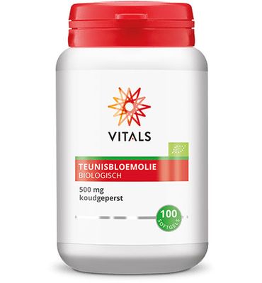 Vitals Teunisbloemolie 500 mg bio (100sft) 100sft