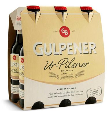 Gulpener Pilsner 300ml bio (6st) 6st