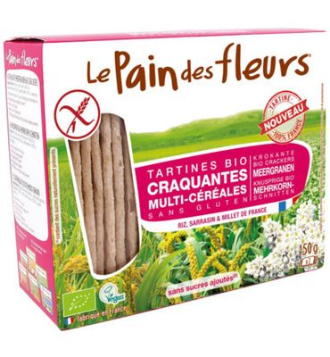 Le Pain des Fleurs Meergranen crackers bio (150g) 150g