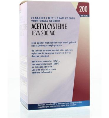 Teva Acetylcysteine 200 mg (20sach) 20sach