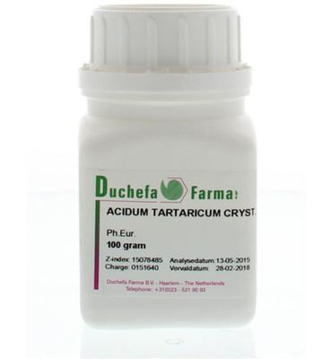 Duchefa Farma Acidum tartaricum crystal (100g) 100g