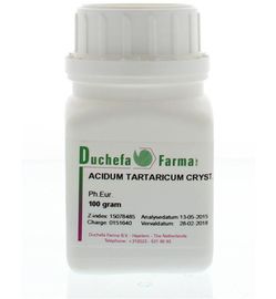 Duchefa Farma Duchefa Farma Acidum tartaricum crystal (100g)
