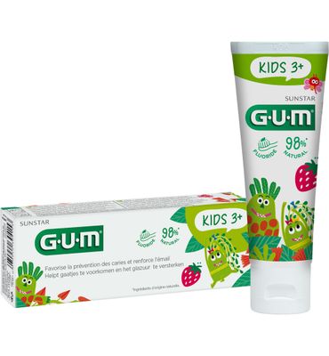 Gum Kids tandpasta aardbei (50ml) 50ml