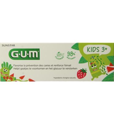 Gum Kids tandpasta aardbei (50ml) 50ml