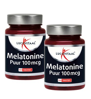 Lucovitaal Melatonine duo 0.1mg 2 x 500 tabletten (1000tb) 1000tb