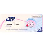 Idyl Ibuprofen 200mg suikervrij (40st) 40st thumb