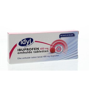 Idyl Ibuprofen 400mg suikervrij (20tb) 20tb