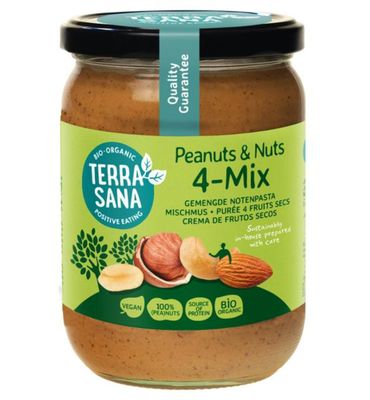 TerraSana Gemengde notenpasta zonder zout bio (500g) 500g