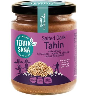 TerraSana Tahin bruin sesampasta met zeezout bio (250g) 250g