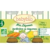 Babybio Groenten tuingroenten 130 gram bio (2x130g) 2x130g