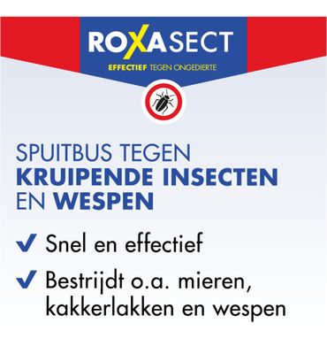Roxasect Spuitbus tegen kruipende insecten/wespen (400ml) 400ml