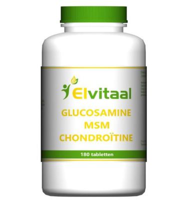 Elvitaal/Elvitum Glucosamine MSM chondroitine (180st) 180st