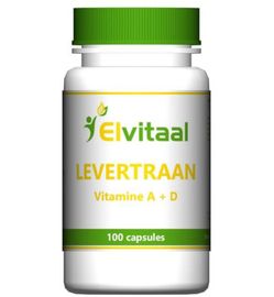 Elvitaal/Elvitum Elvitaal/Elvitum Levertraan A D3 (100ca)